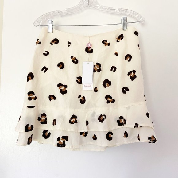 NEW Red Carter Leopard Set Paola Becky Top Skirt - Picture 4 of 12